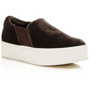 Vince Warren Brown Suede Platform Sneaker Sz 7